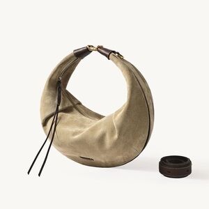 Songmont Large Luna Hobo Bag Dune Suede